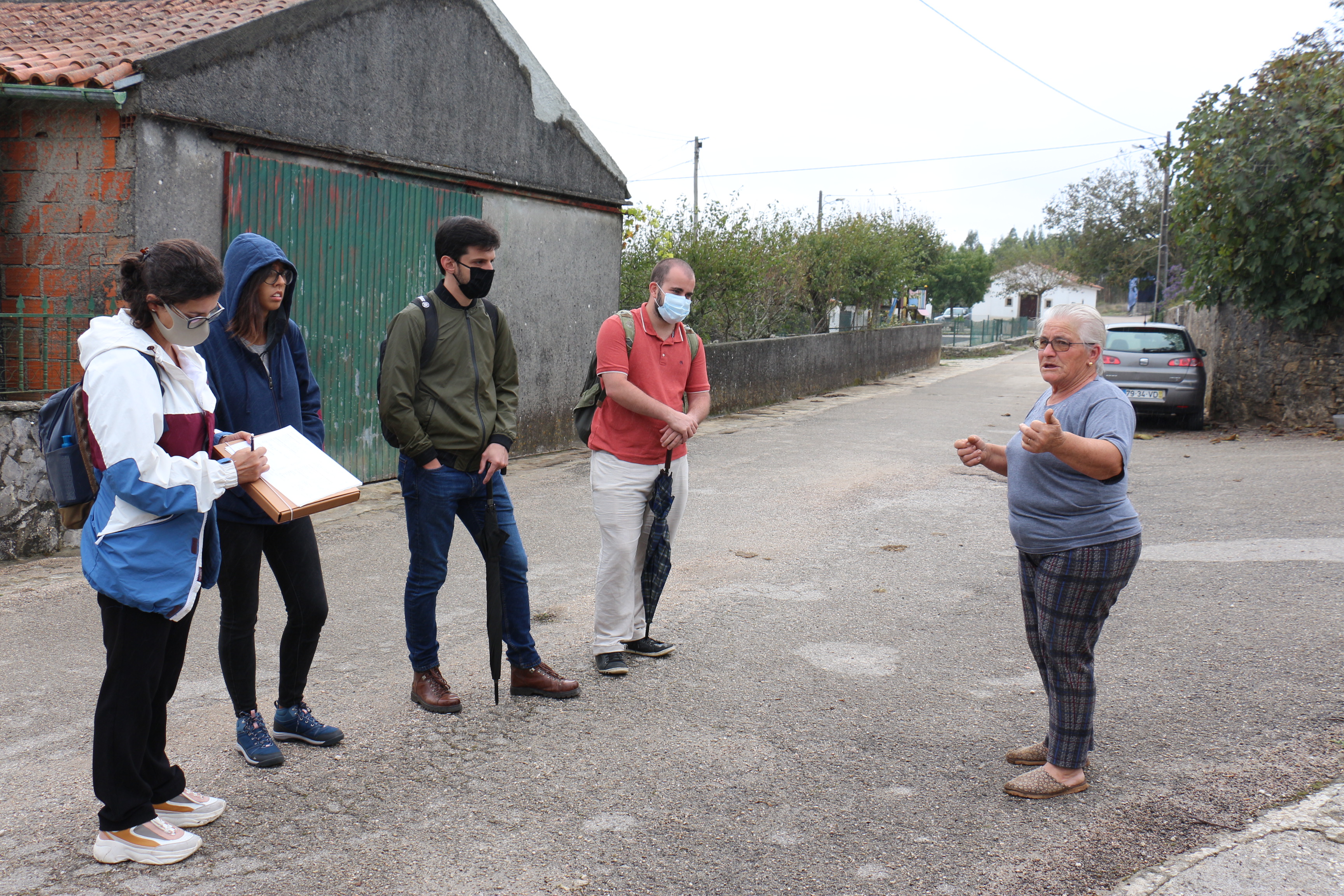 As Aldeias de Calcário foram visitadas para estudo