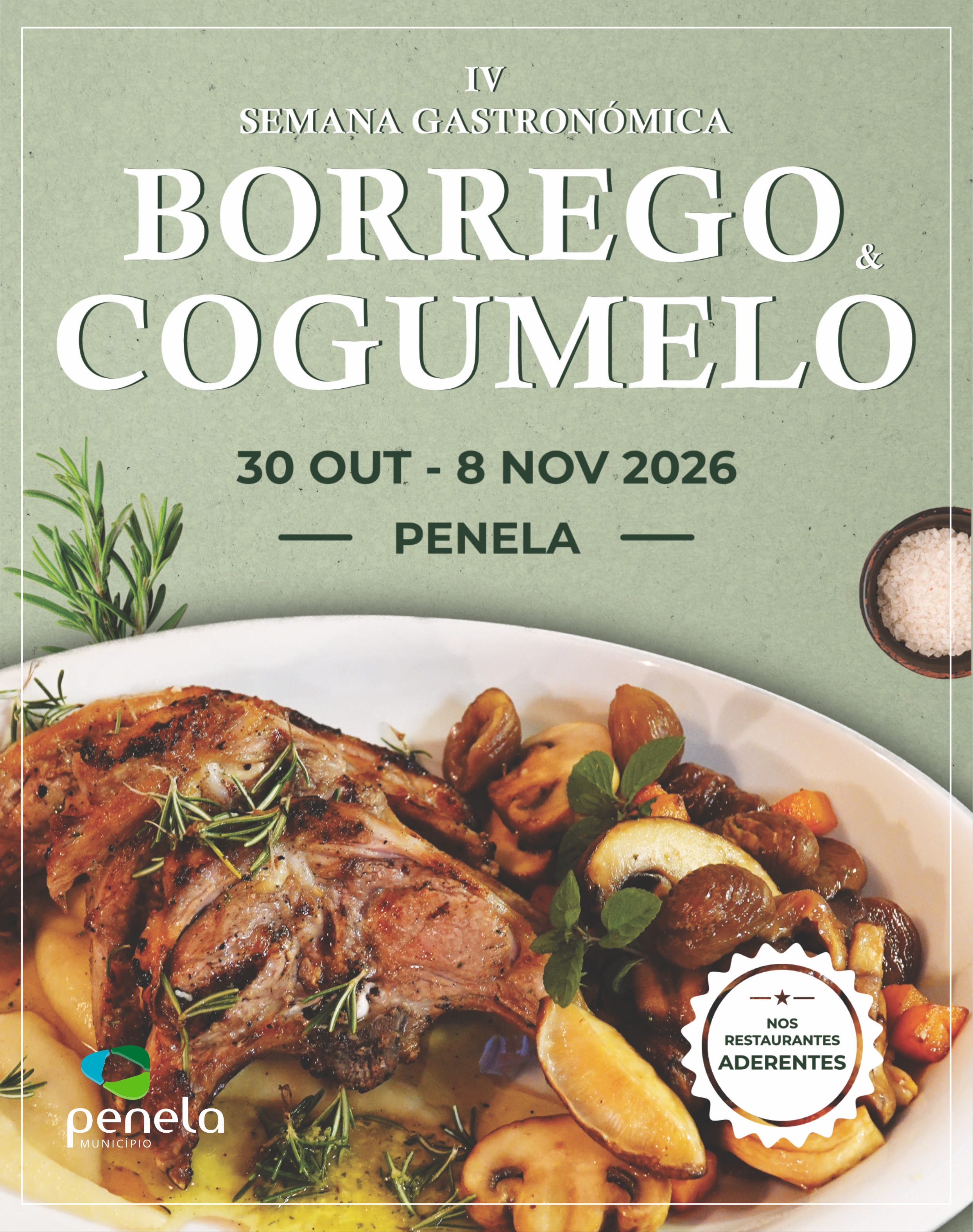 IV Semana Gastronómica de Penela celebra os sabores do Borrego e do Cogumelo