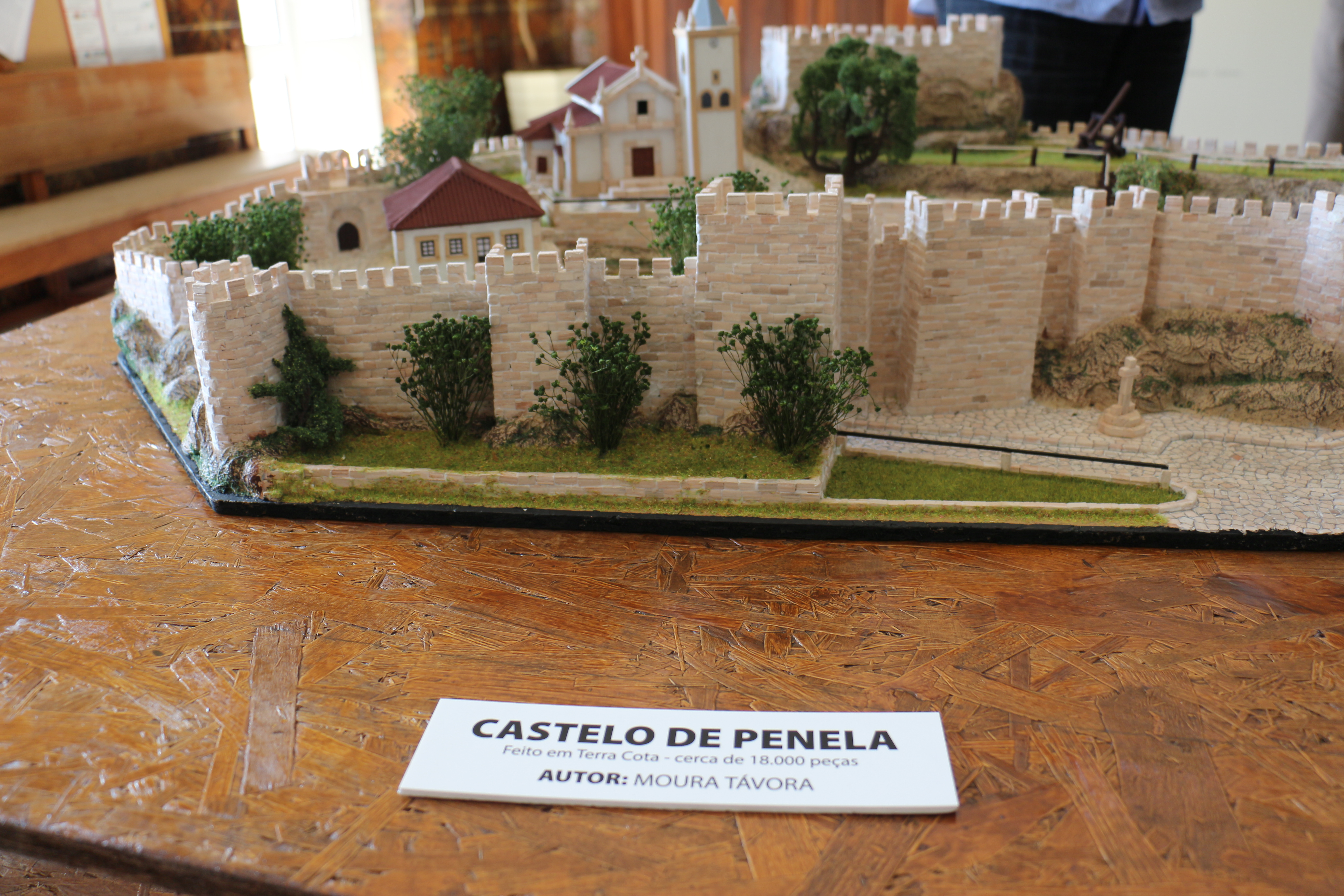 Castelo de Penela representado em 18.000 peças