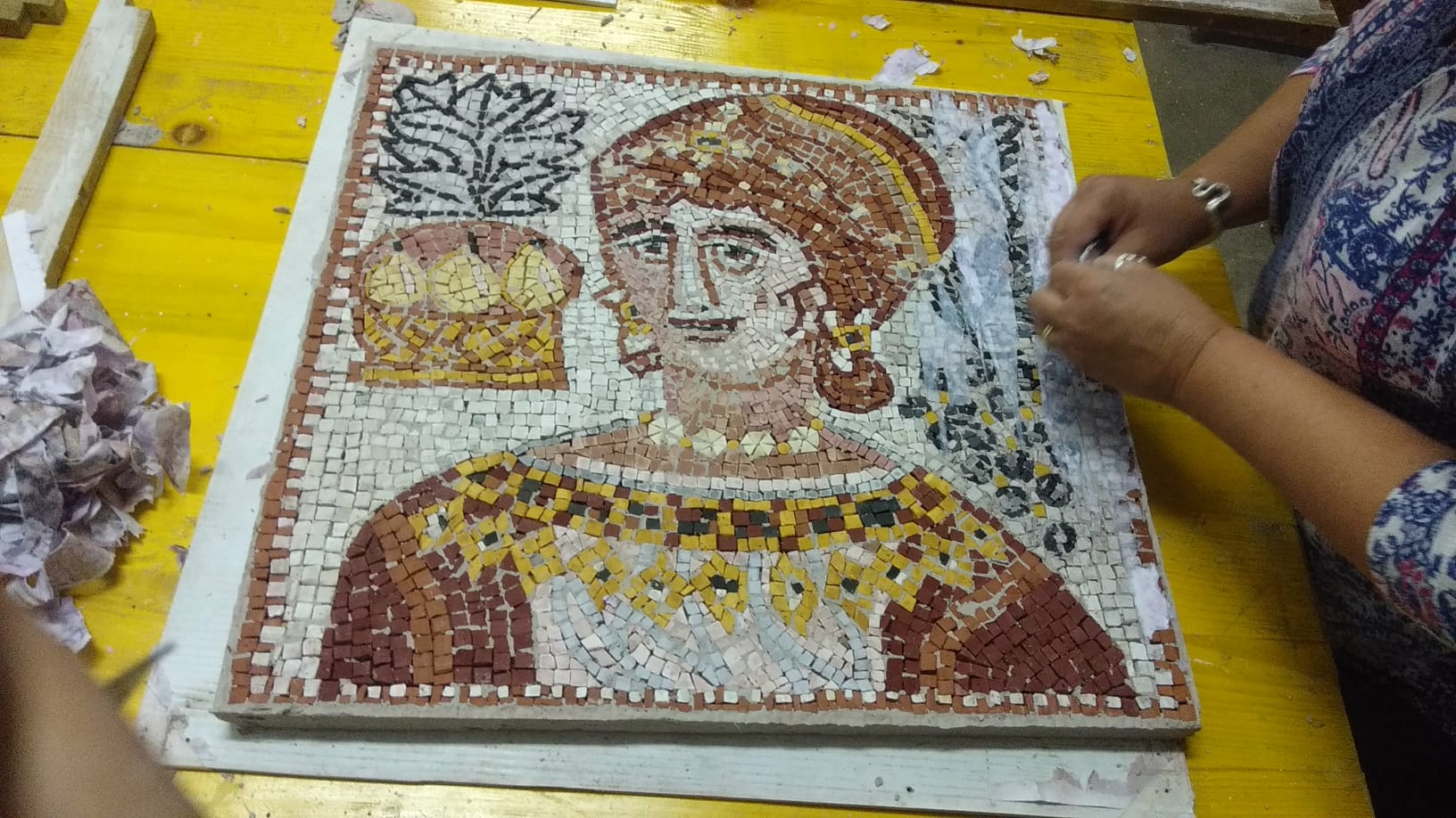 Último dia da Oficina de Arte Romana em Penela