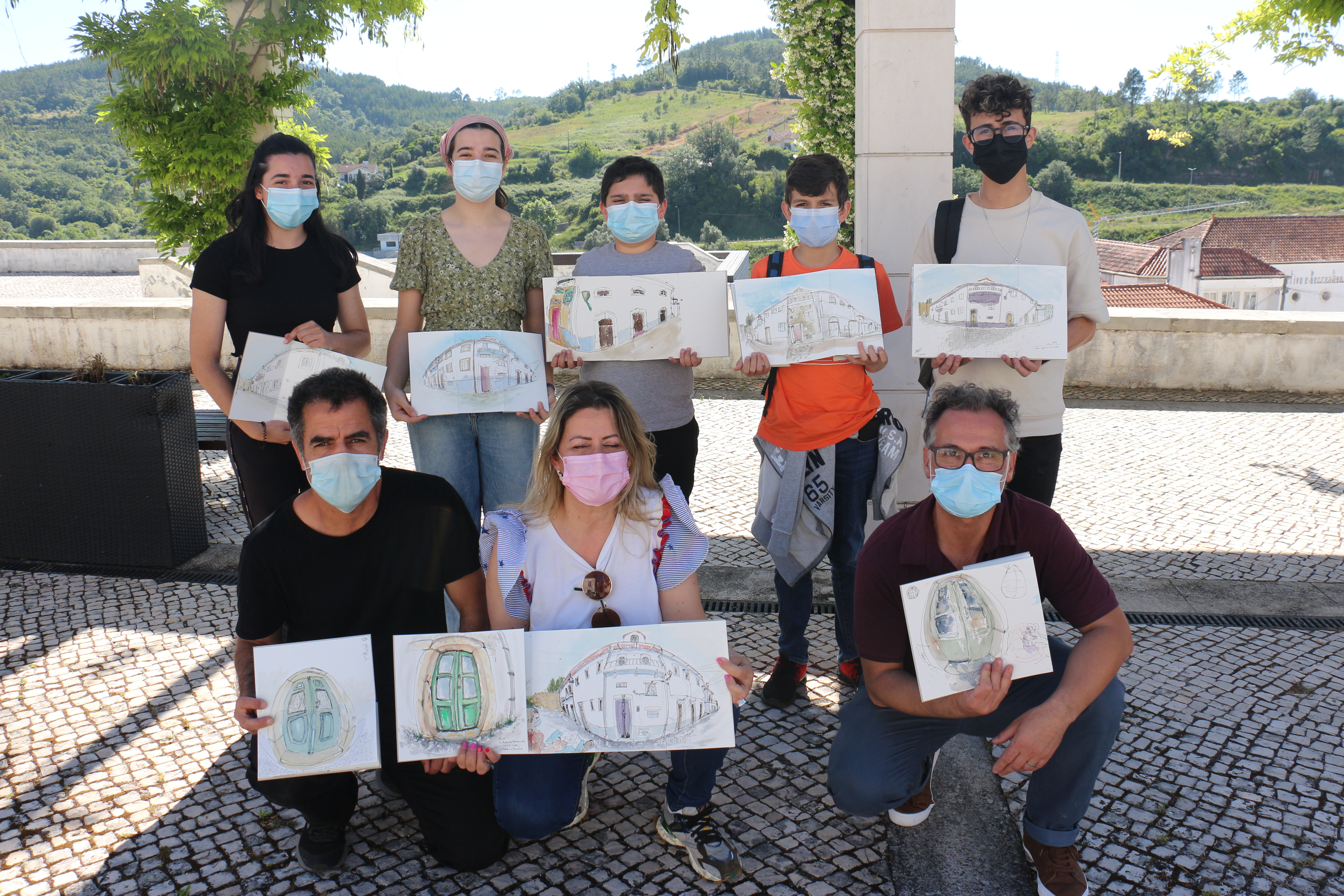 Penela representada através do desenho artístico