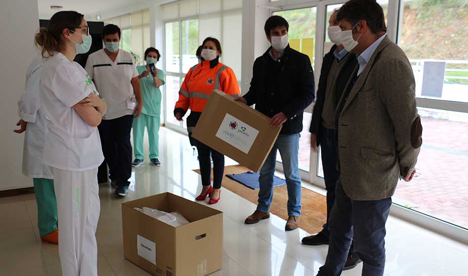 Penela entrega máscaras, viseiras e cogulas a instituições do concelho