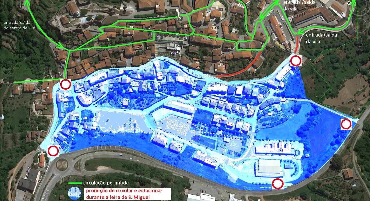 AVISO: Festas de S. Miguel / Feira das Nozes - ALTERAÇÃO À CIRCULAÇÃO RODOVIÁRIA