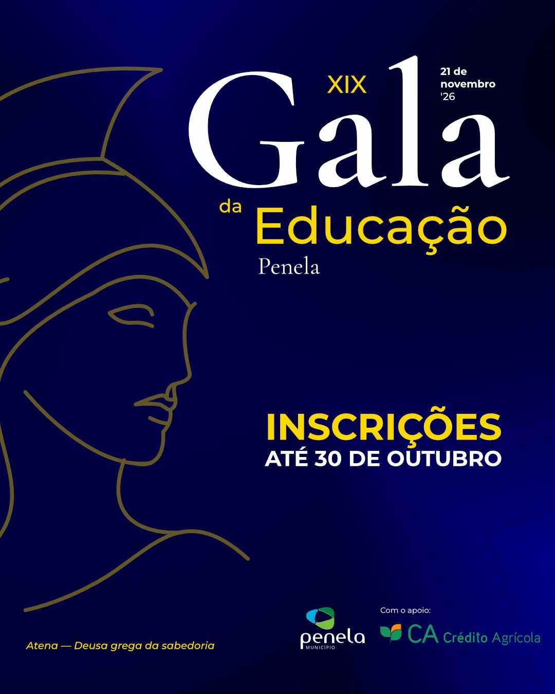 Inscrições abertas para a XIX Gala da Educação de Penela