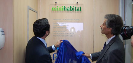 Inauguração Minihabitat