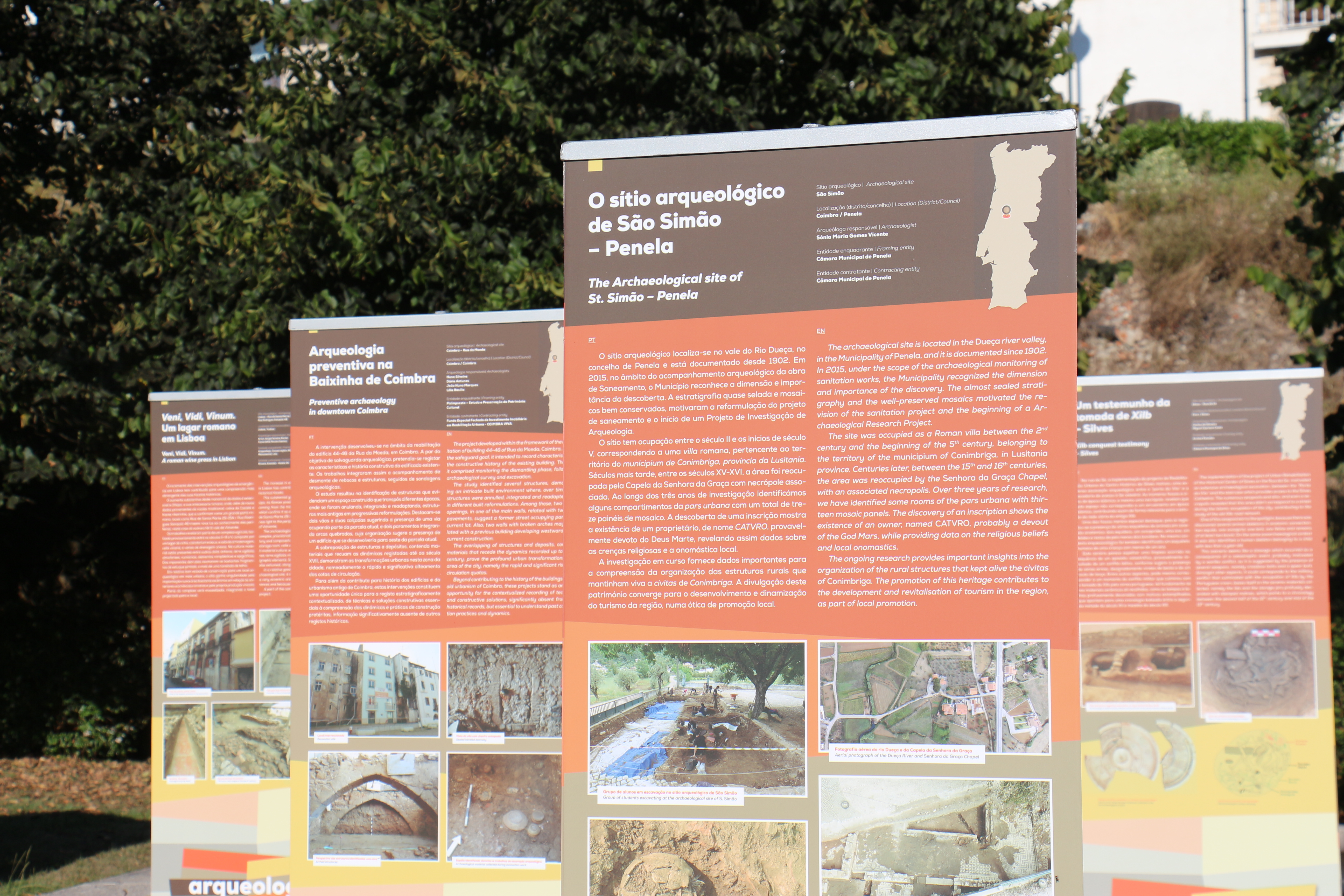 Parque das Águas Romanas acolhe exposição itinerante “Arqueologia em Portugal: recuperar o passado em 2018”