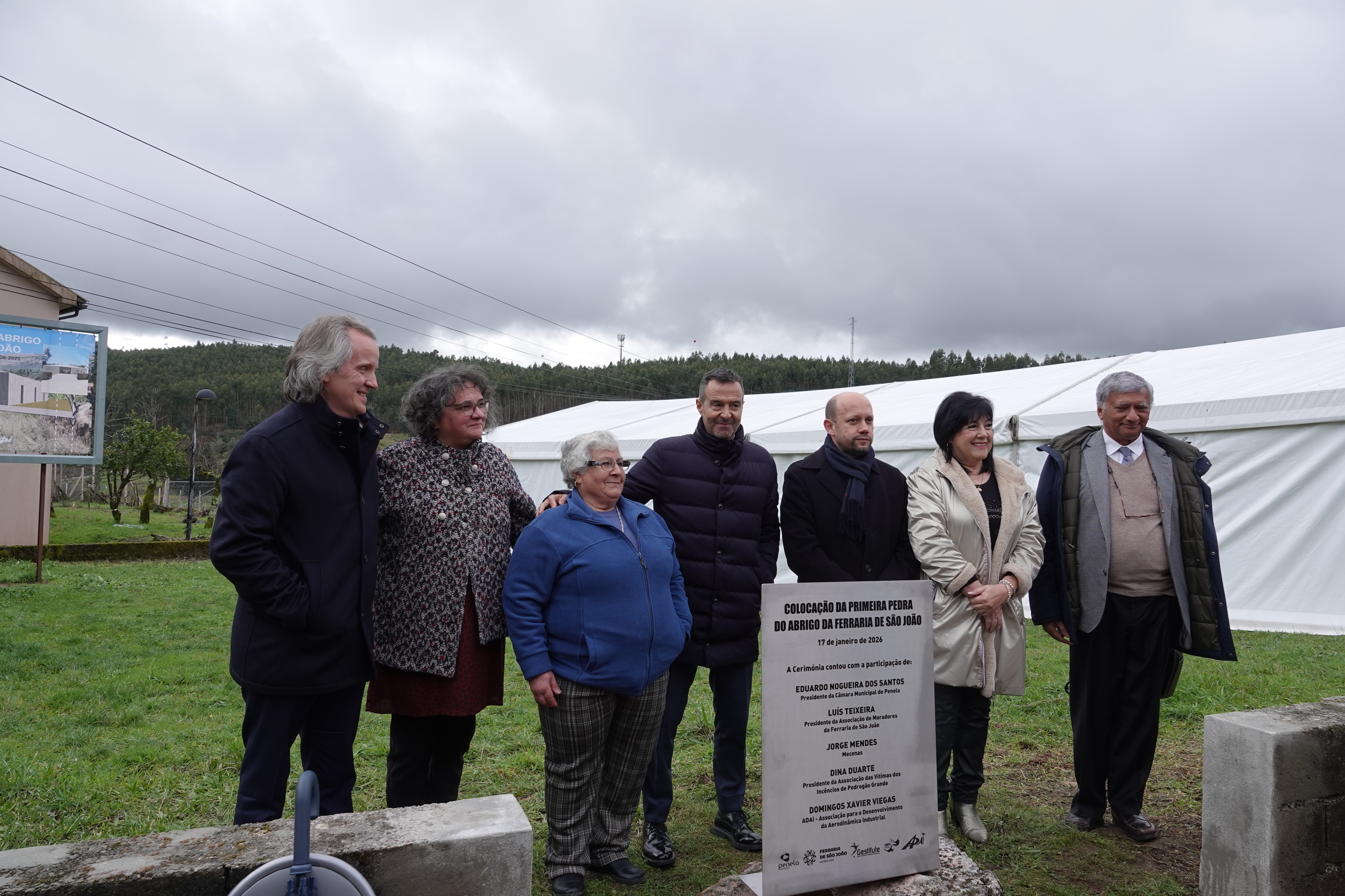 Abrigo da Ferraria de São João – 1ª Pedra colocada