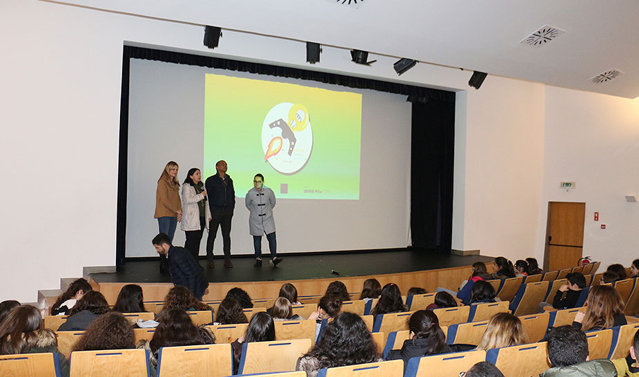 Andreia de Souza, jornalista no Programa da Cristina esteve em Penela para o Teen Talks