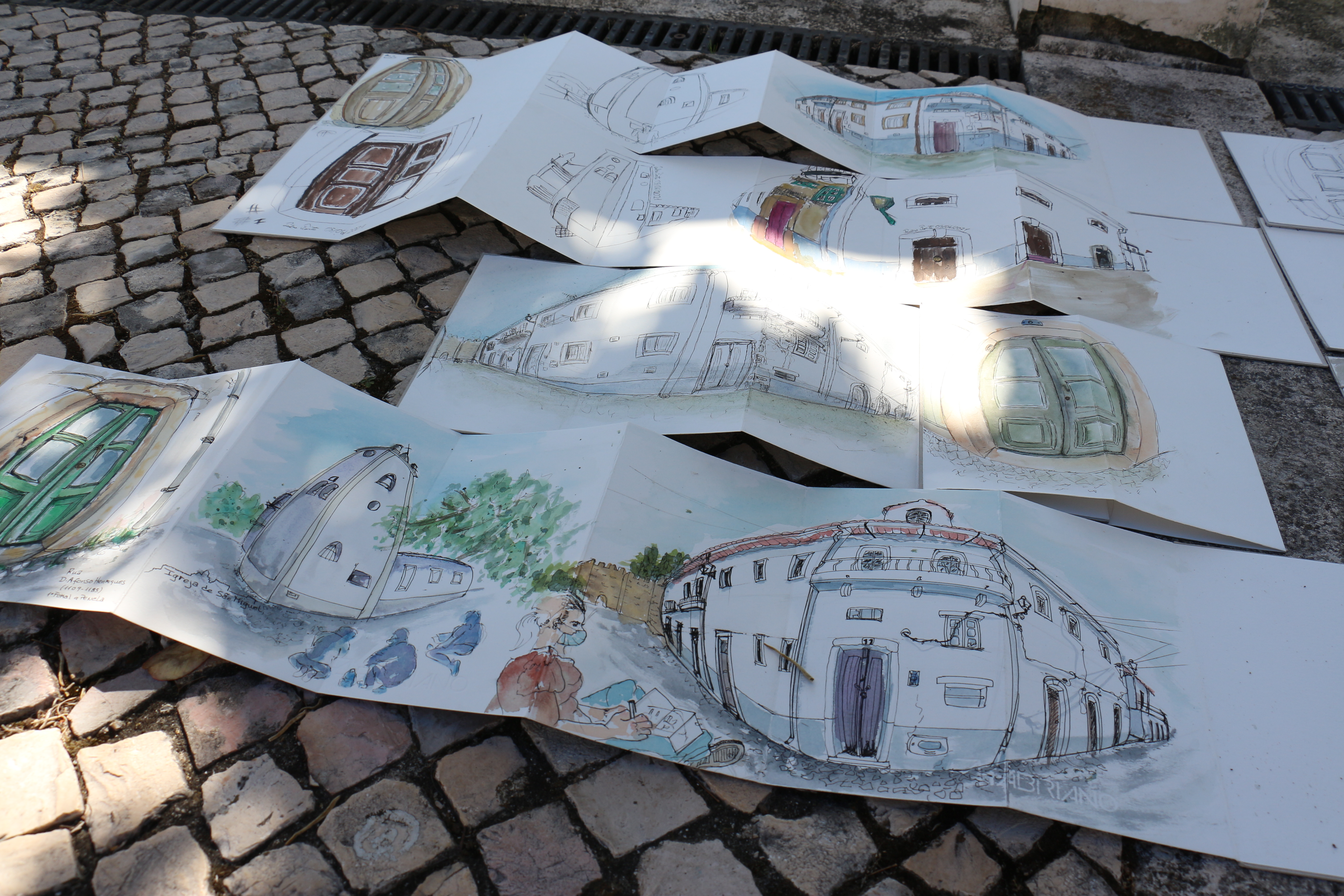 Penela representada através do desenho artístico