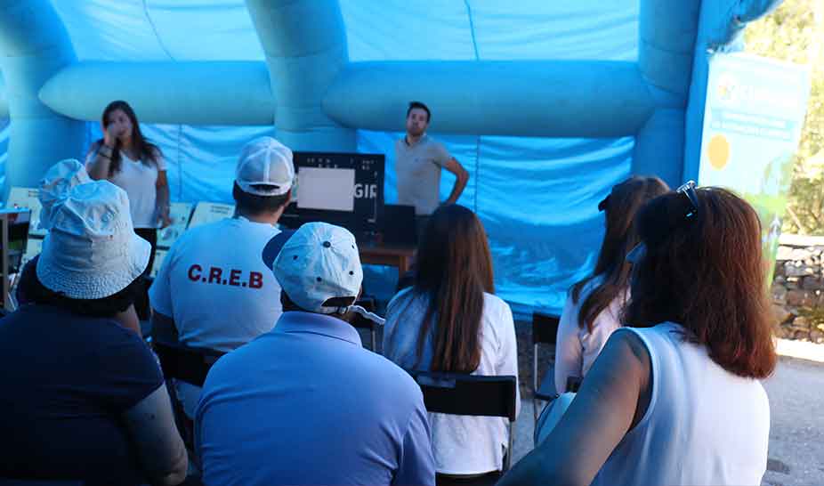 Climagir esteve na praia da Louçainha