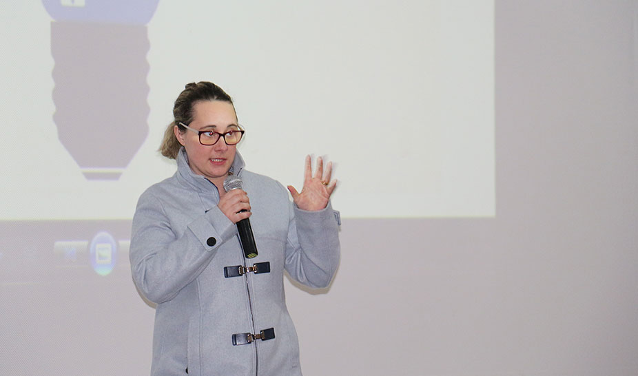 Andreia de Souza, jornalista no Programa da Cristina esteve em Penela para o Teen Talks