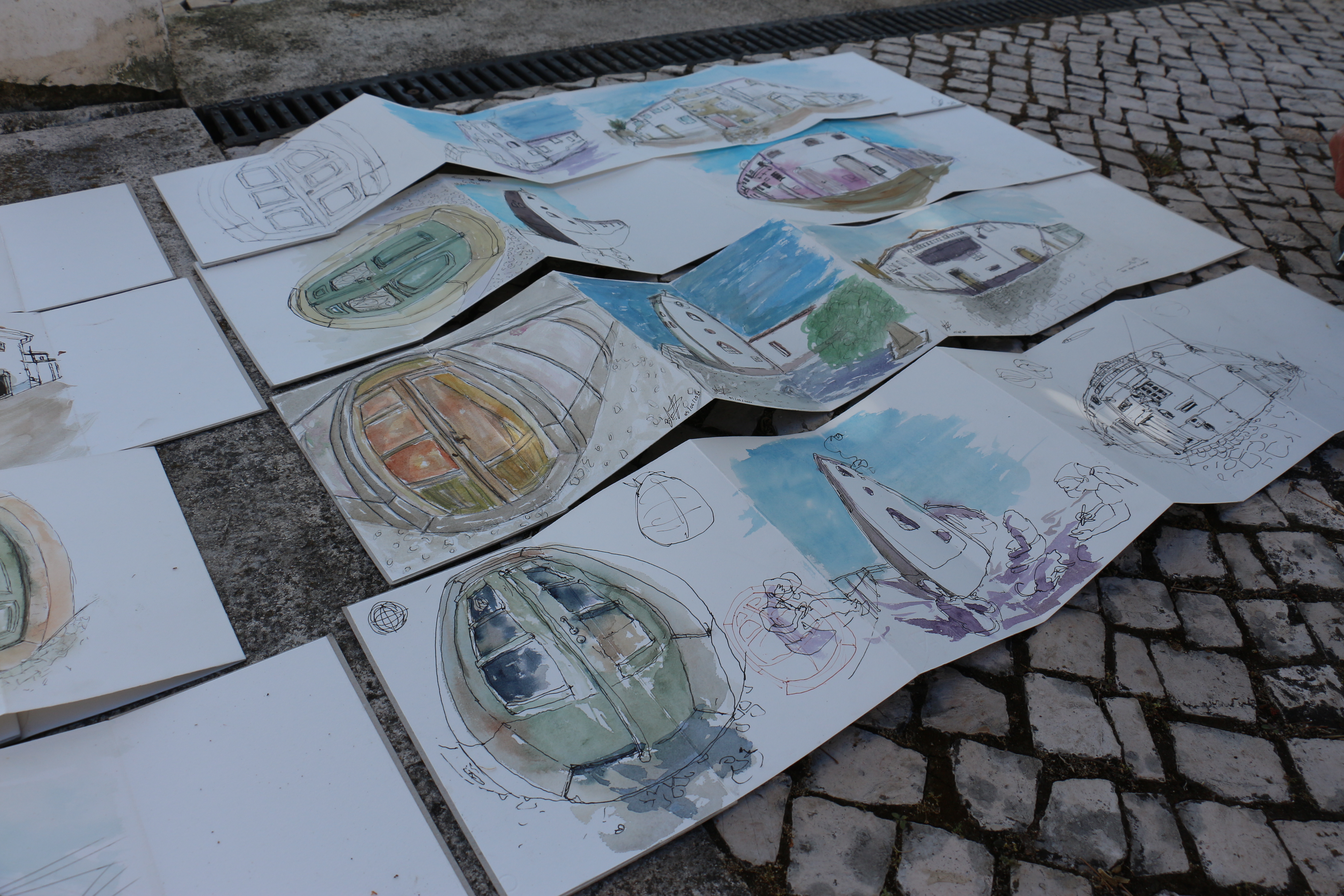 Penela representada através do desenho artístico