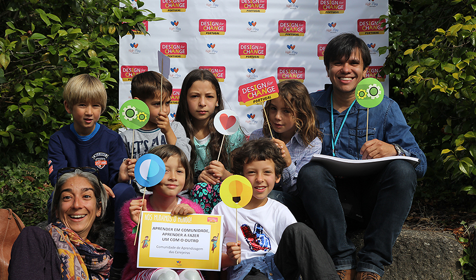 Comunidade de Aprendizagem das Cerejeiras na Cimeira das Crianças em Roma