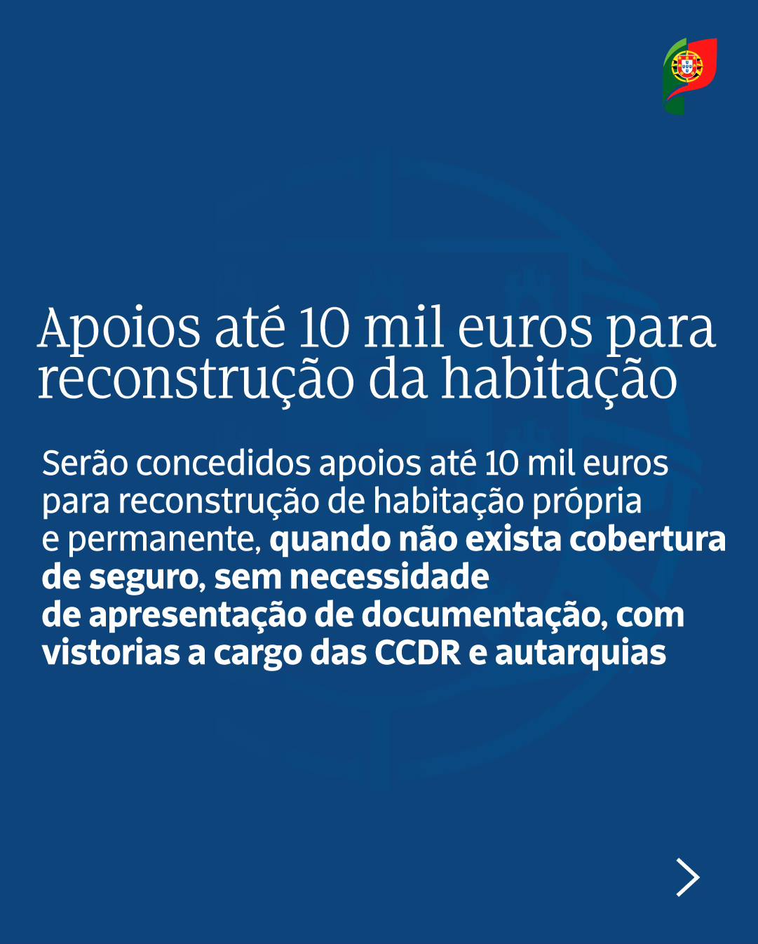 Depressão Kirstin - Reunião Extraordinária do Conselho de Ministros - Medidas de Apoio