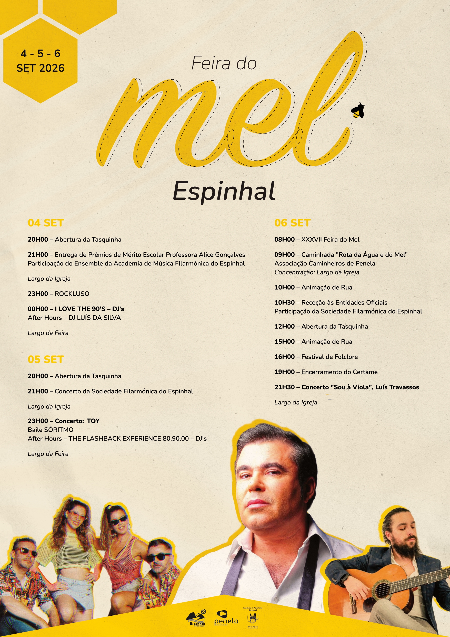 Feira do Mel do Espinhal regressa de 4 a 6 de setembro de 2026