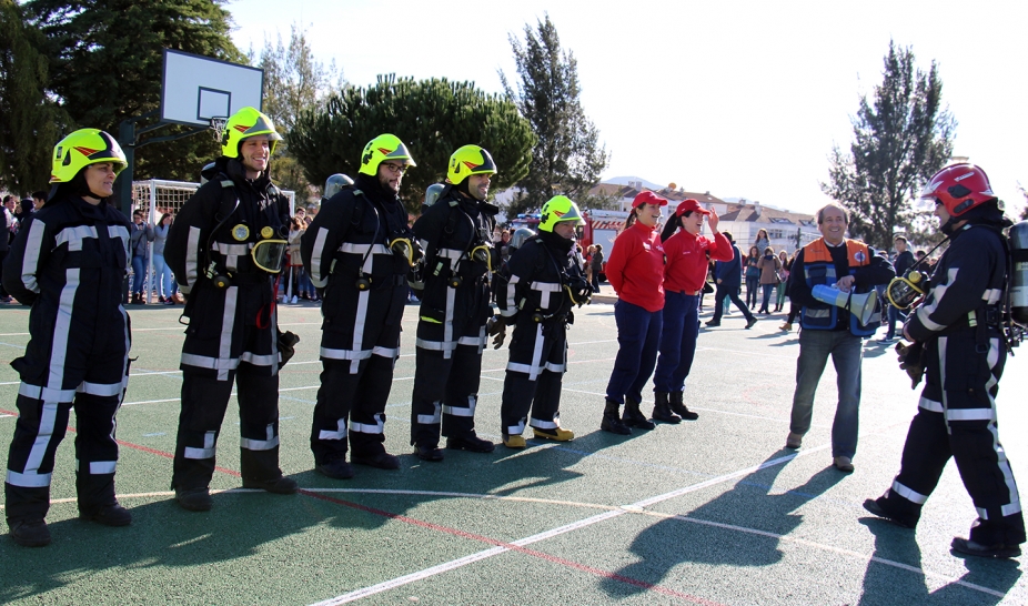 Proteção Civil testou plano de emergência na EBI
