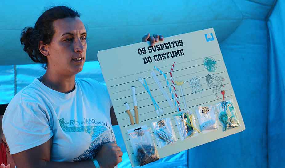 Climagir esteve na praia da Louçainha