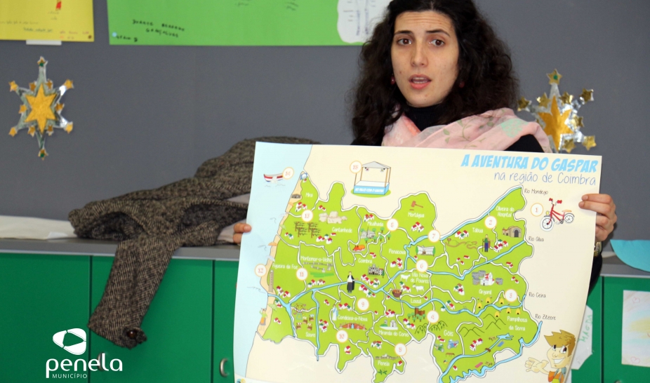 Alunos do 4º ano receberam visita das mascotes “Gaspar e Inês”