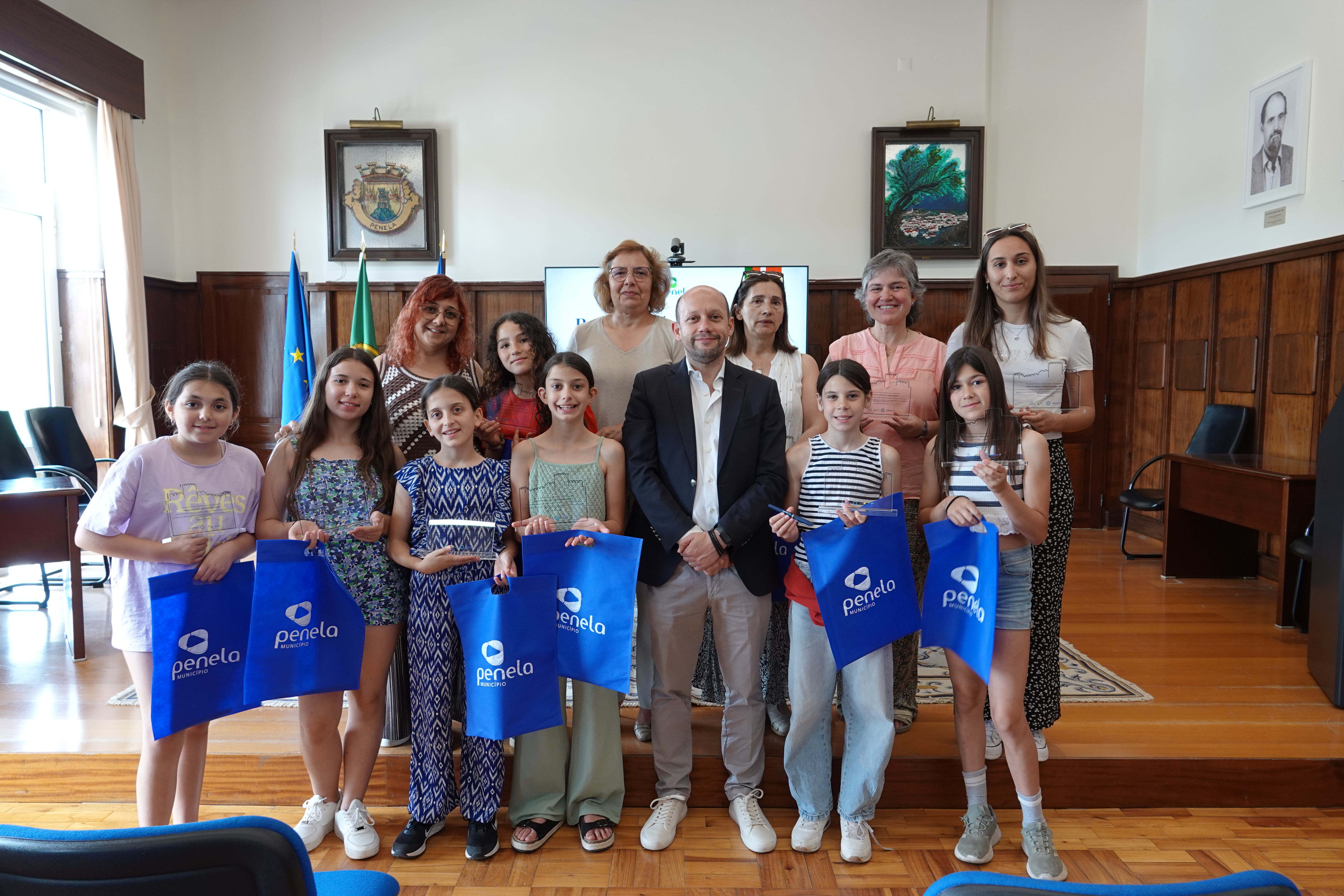 Receção aos Alunos do Projeto Erasmus/eTwinning  