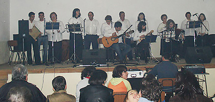 actuação da Orquestra de Cordas e do Ensemble de Cordas do Conservatório de Música de Coimbra