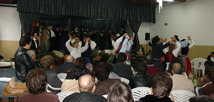 actuação do Rancho Folclórico do Rabaçal 