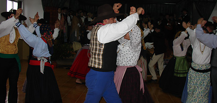 actuação do Rancho Folclórico do Rabaçal 