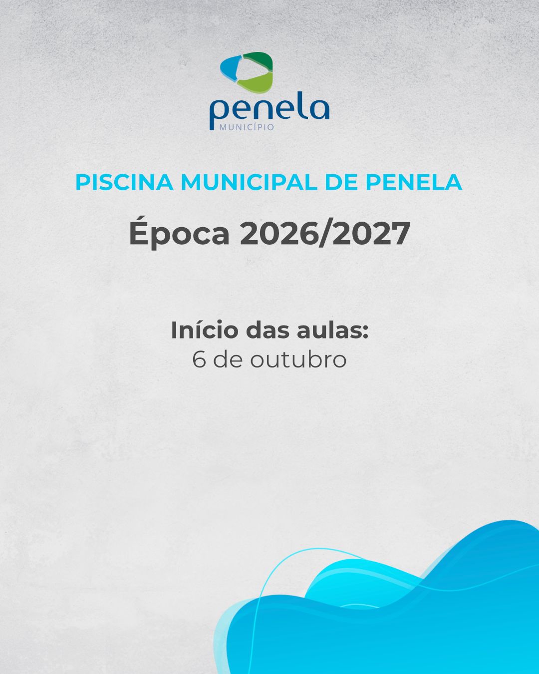 As revalidações/novas inscrições para as aulas da Piscina Municipal de Penela ainda se encontram a decorrer.