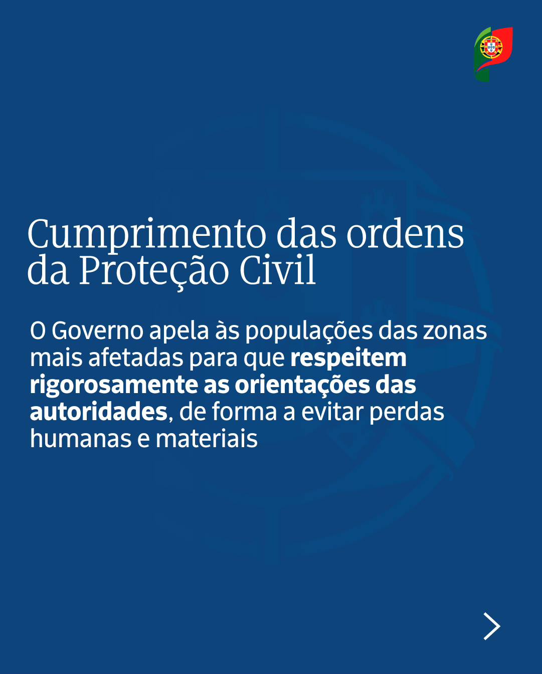 Depressão Kirstin - Reunião Extraordinária do Conselho de Ministros - Medidas de Apoio