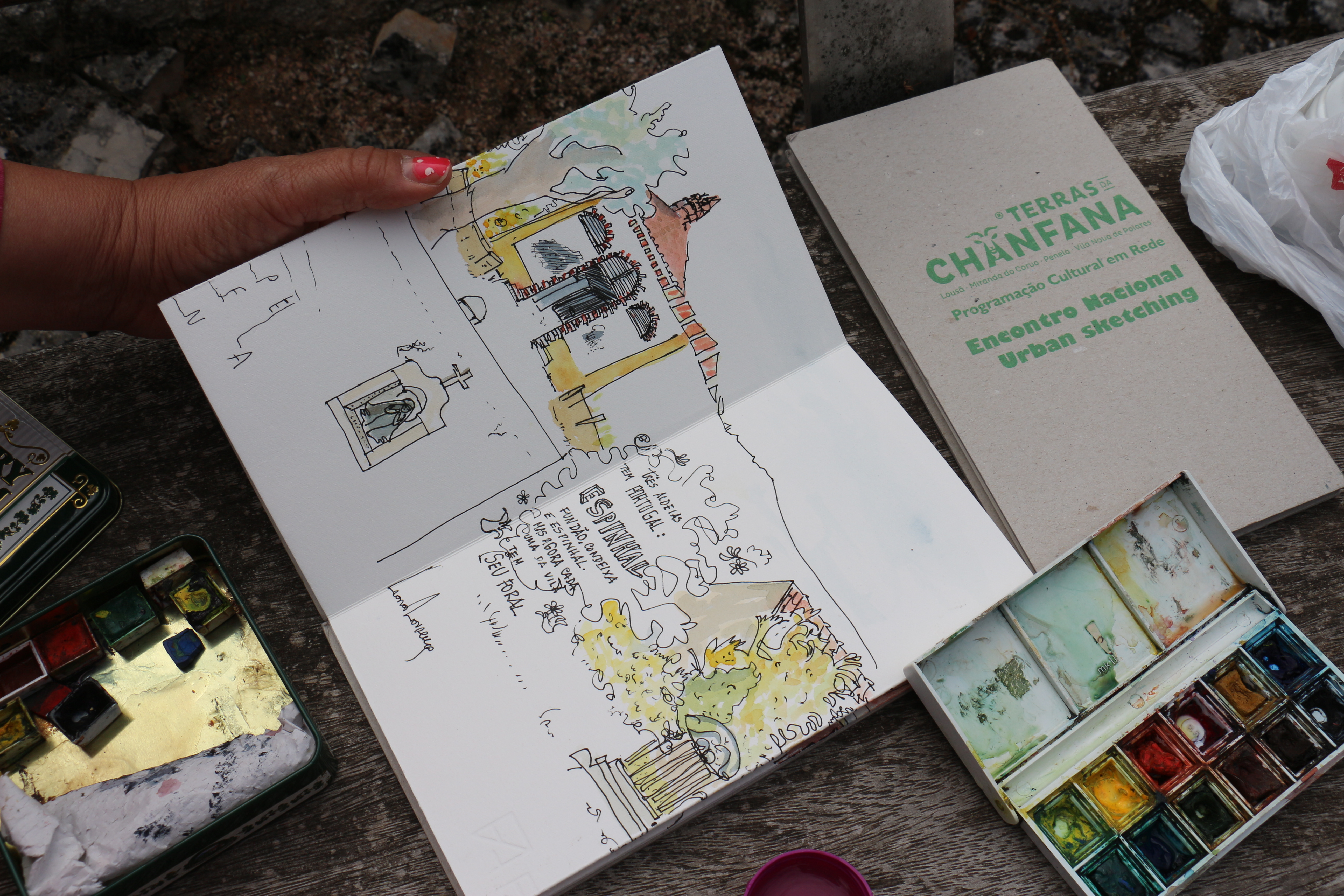 Urban Sketchers visitaram Penela no I Encontro Nacional