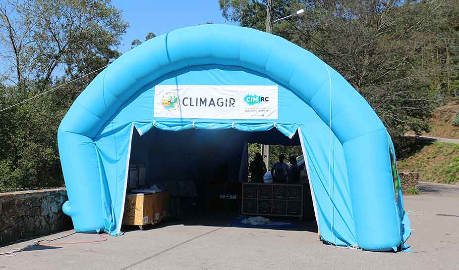Climagir esteve na praia da Louçainha