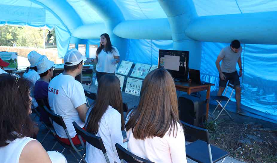 Climagir esteve na praia da Louçainha