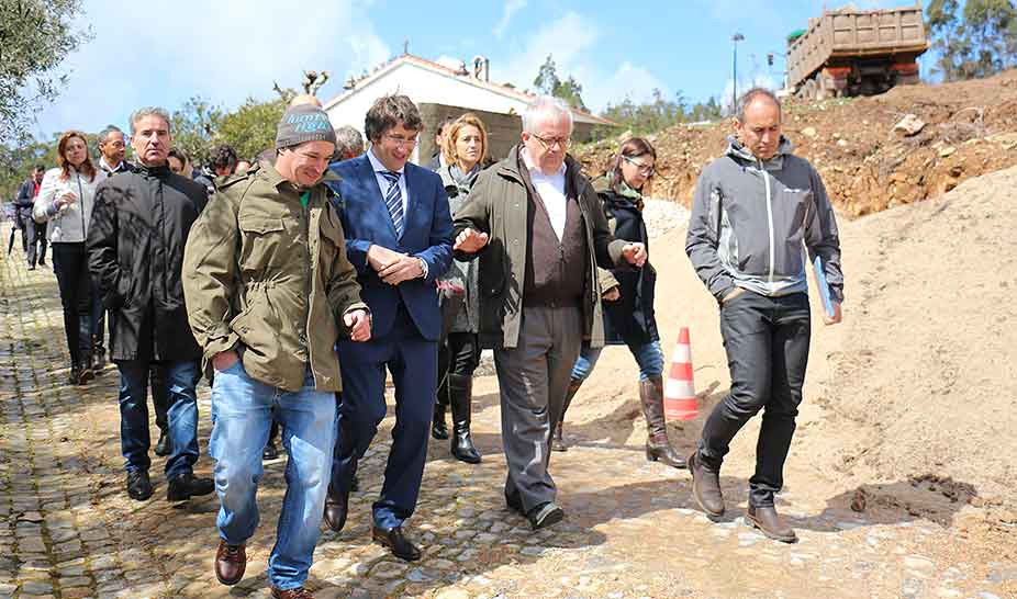 Membros do Governo visitaram Penela em ações de sensibilização de limpeza da floresta