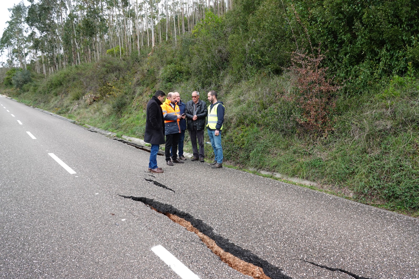 Autarquia efetua estudo a vias municipais danificadas pelas tempestades. 