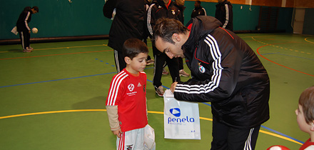 Equipa Profissional de Futsal do Benfica em Penela