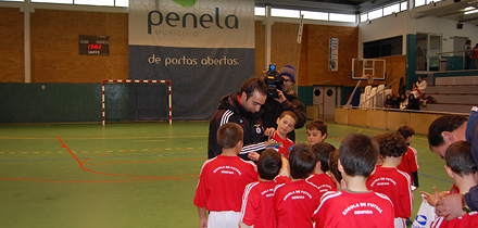 Equipa Profissional de Futsal do Benfica em Penela