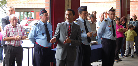 Presidente da Câmara a discursar