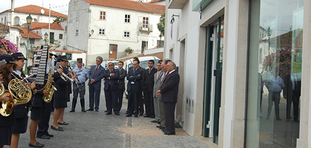 Inauguração da agência do Crédito Agrícola