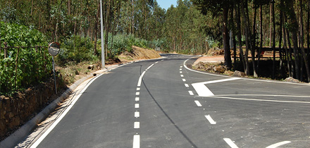 Inauguração reabilitação da estrada de Cancelas
