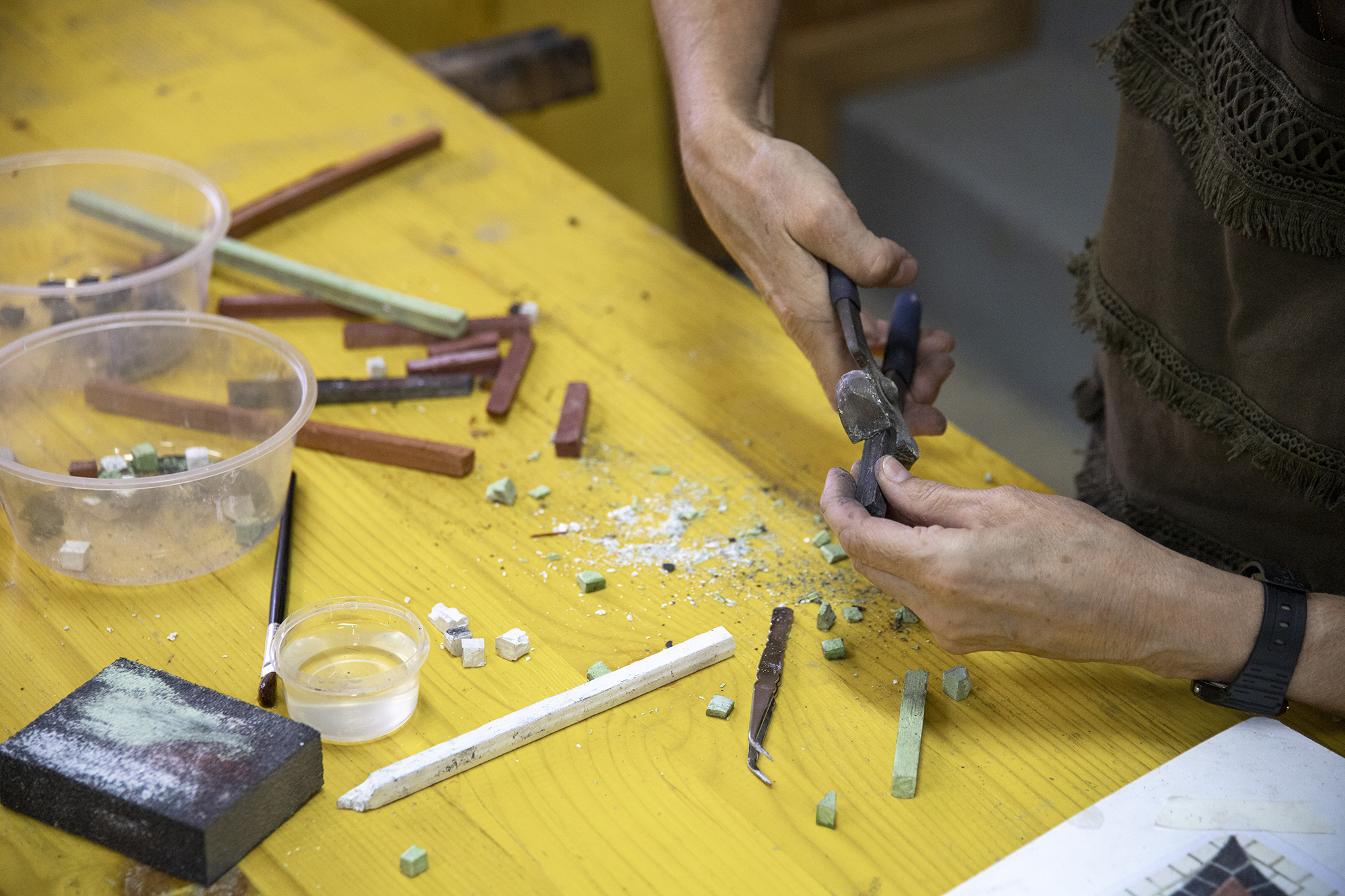 Último dia da Oficina de Arte Romana em Penela
