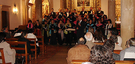 Choral Poliphonico de Coimbra em actuação