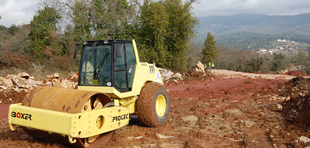 Obra ligação IC3 Cumieira_21Jan09