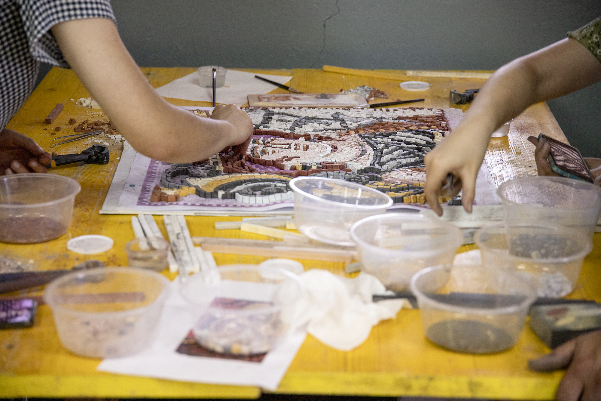 Último dia da Oficina de Arte Romana em Penela