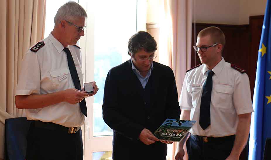 Delegação de Bombeiros de Kandern visita Penela