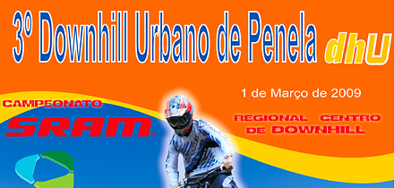 cartaz do 3º Downhill Urbano de Penela