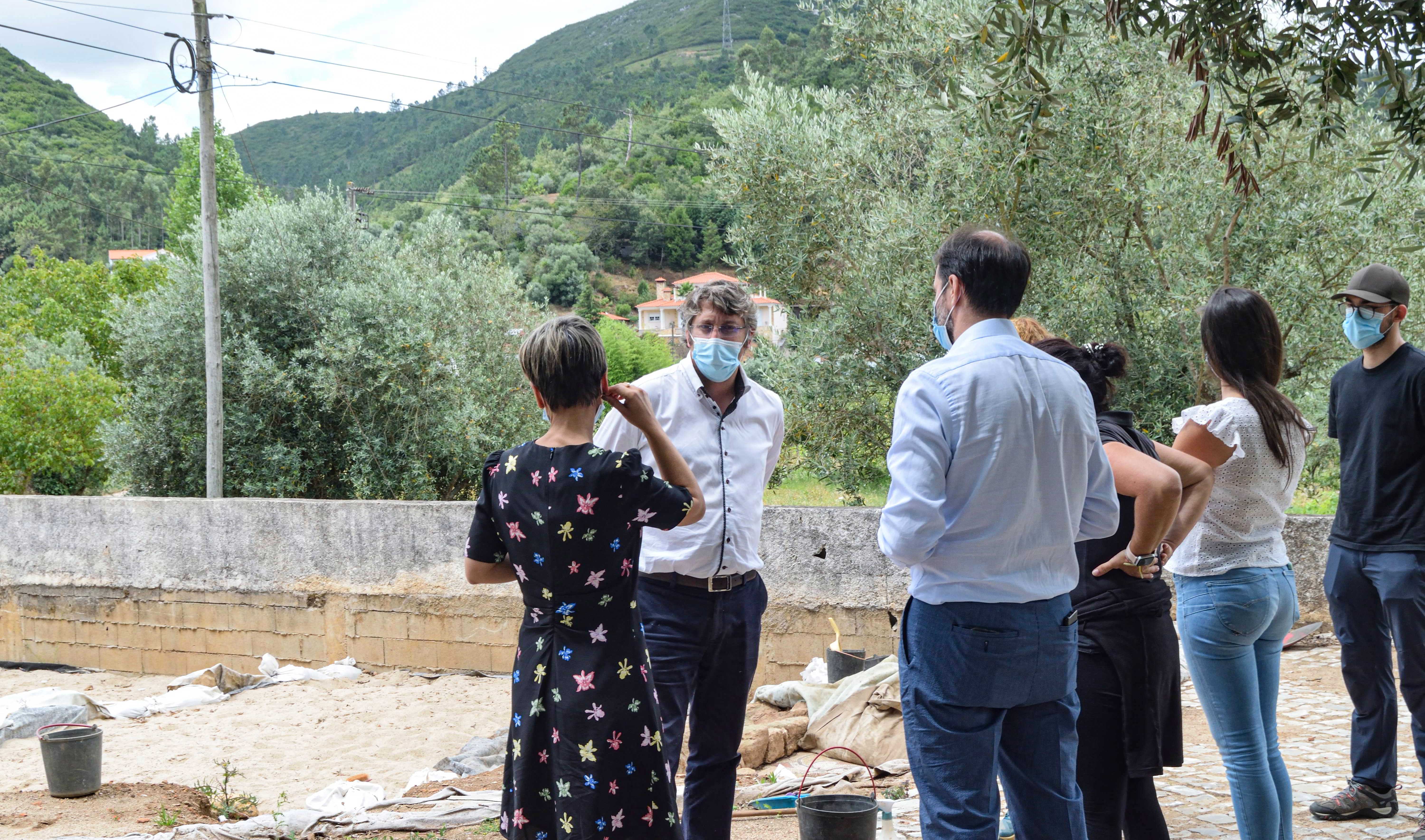 Diretora Regional da Cultura visitou Villa Romana do Rabaçal