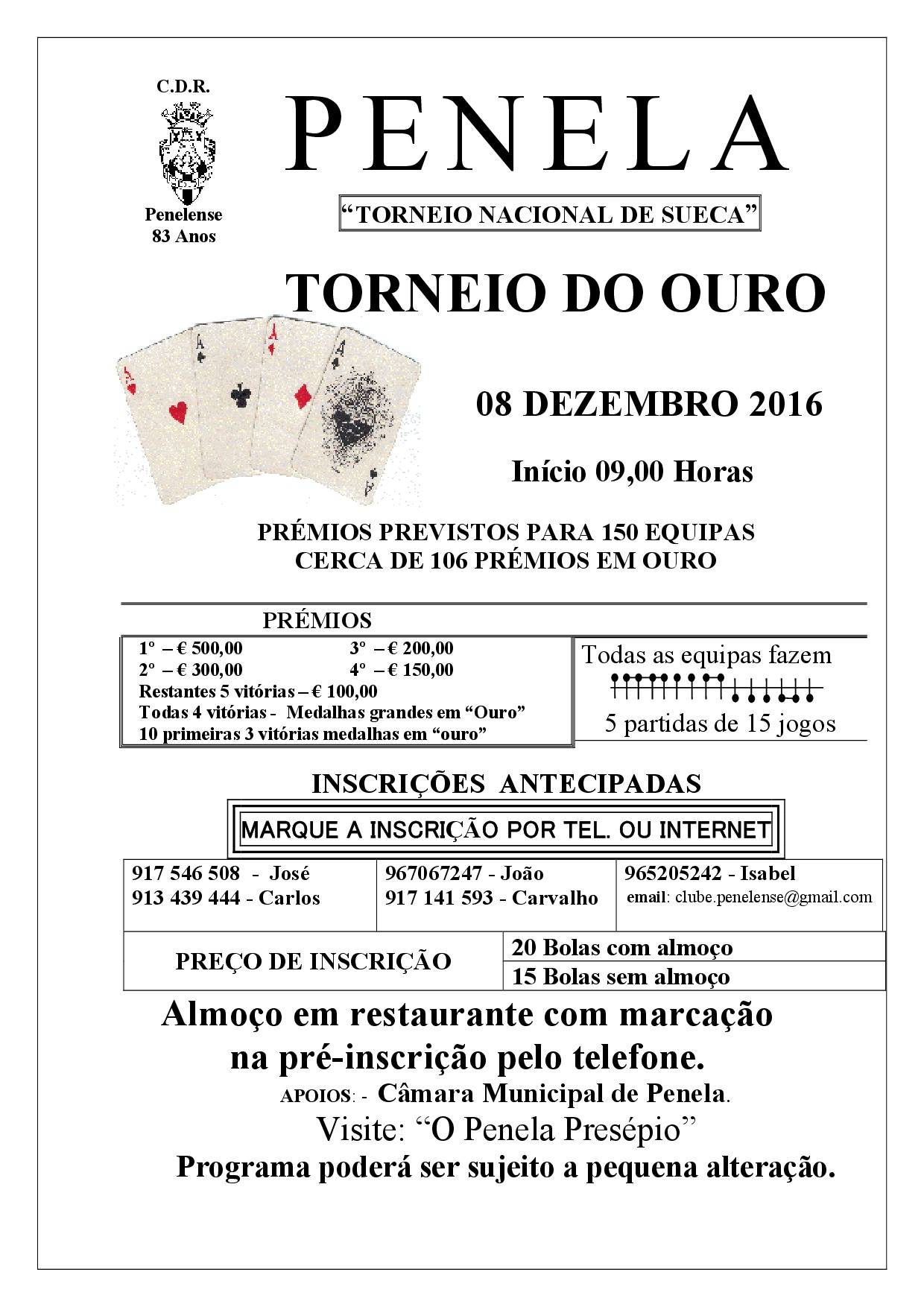 Torneio Nacional de Sueca do CDR Penelense