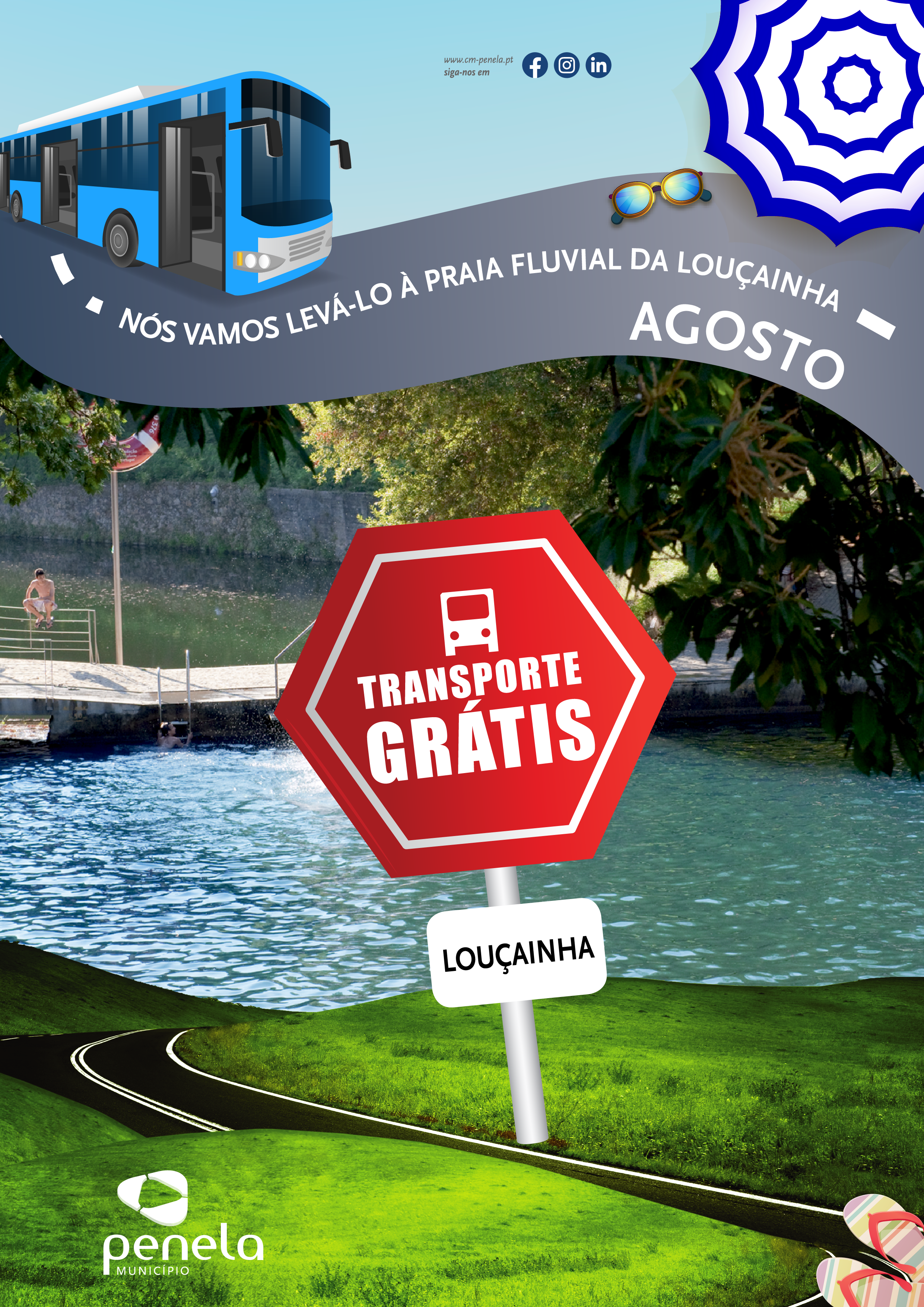 Transporte gratuito para a Louçainha durante o mês de agosto