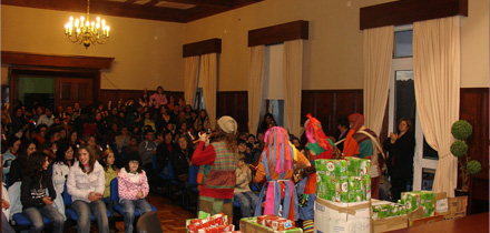 Animação no Salão Nobre