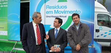 Dr. Alberto Santos, Eng.º Paulo Júlio e Dr. Avelino Santos