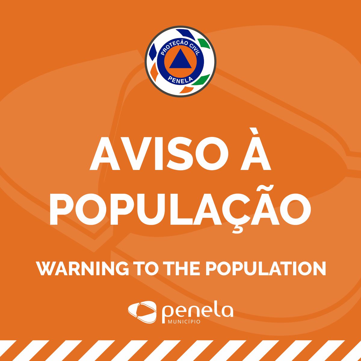 Aviso à população - Tempo quente e seco
